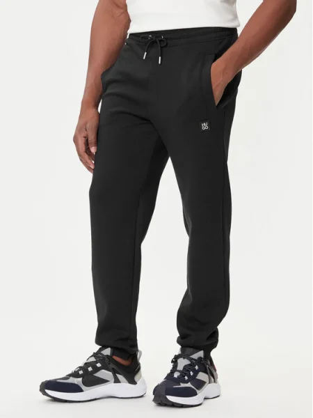 HUGO Pantaloni trening Dimacs negru