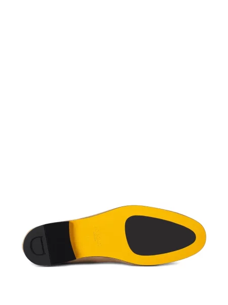 Pantofi loafer Doucal's din piele de căprioară cu cataramă