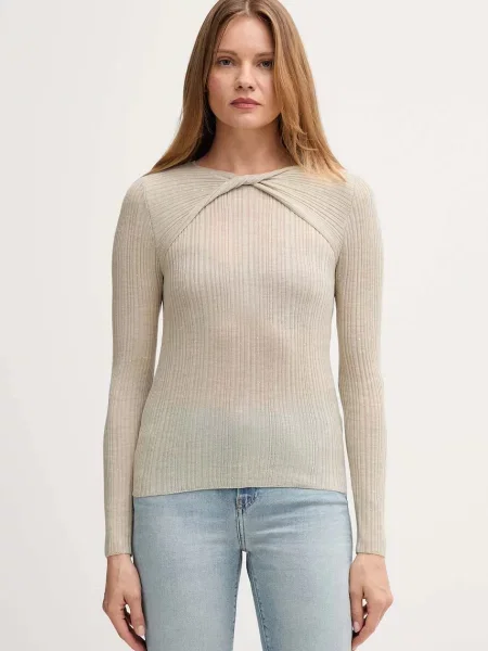 Hoss Intropia pulover de lână light verde