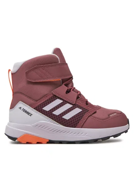 Botki dziecięce Adidas brązowe