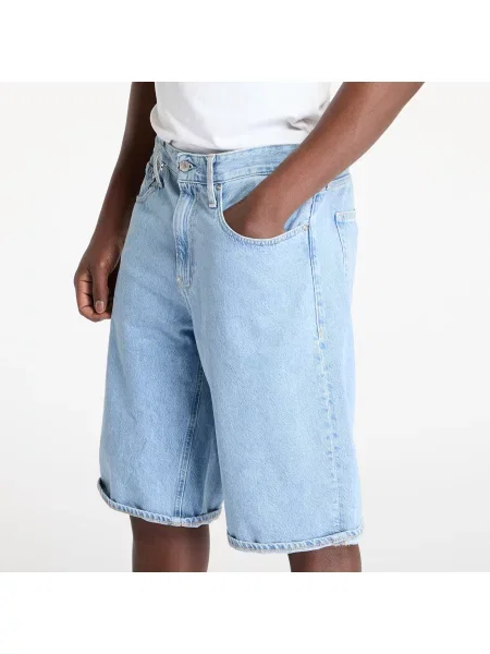 Къс дънки Calvin Klein синьо