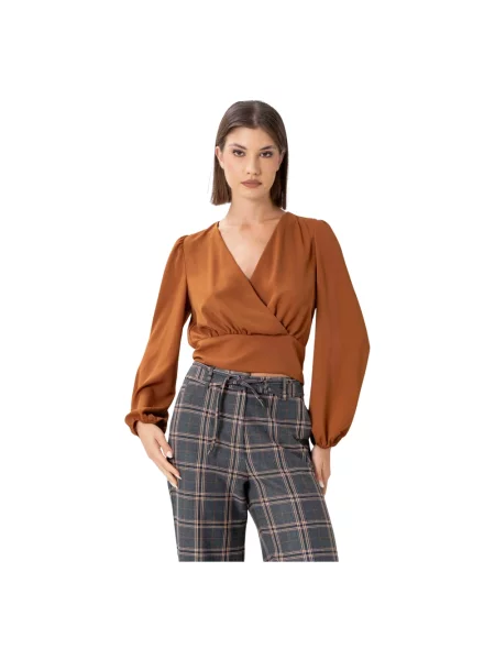 Bluzka Kocca brązowa