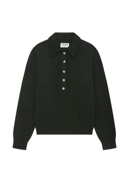 Pulover Zadig&voltaire din cașmir verde