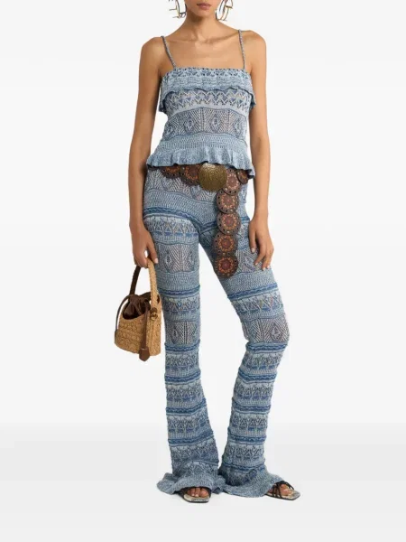 Pantaloni Etro albastru