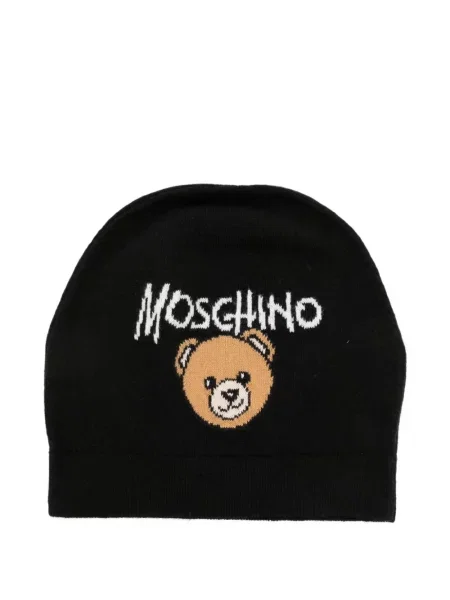 Czapka dziecięca Moschino czarna