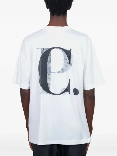 Tricou C.p. Company scurt alb