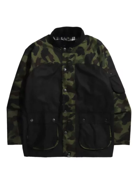 Geacă A Bathing Ape® cu model camuflaj verde