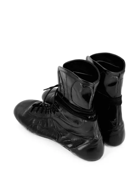 Sneakerși Dries Van Noten din piele negru