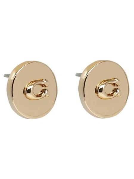 Обеци Coach златисто