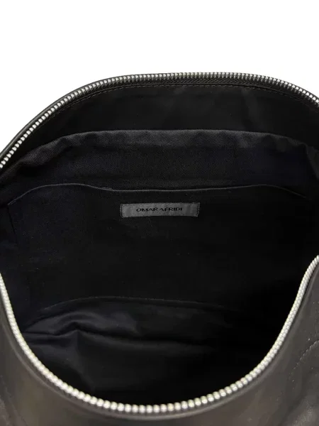 Rucsac Omar Afridi din piele negru