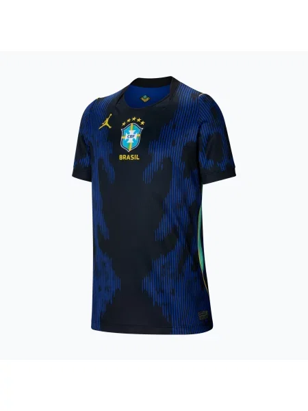 Детска футболна тениска Nike Brazil Stadium Away Soccer Replica синьо
