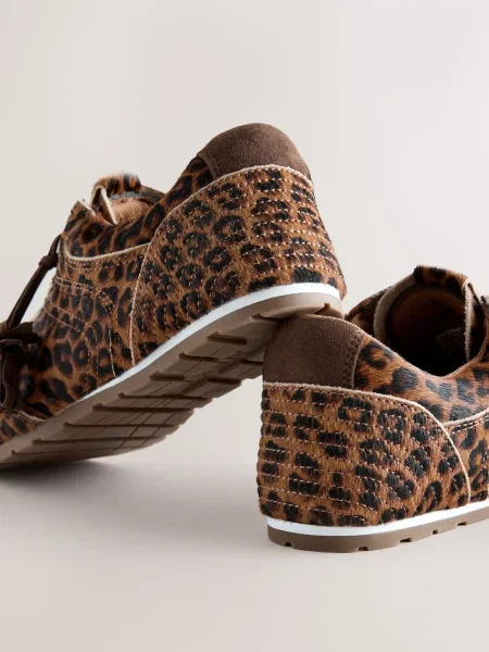 Sneakerși Next maro