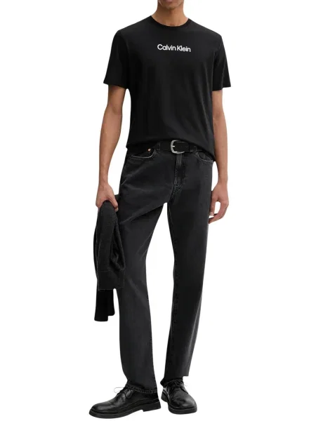 Calvin Klein Tričko čierna biela