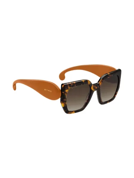 Ochelari de soare Etro cu model paisley maro