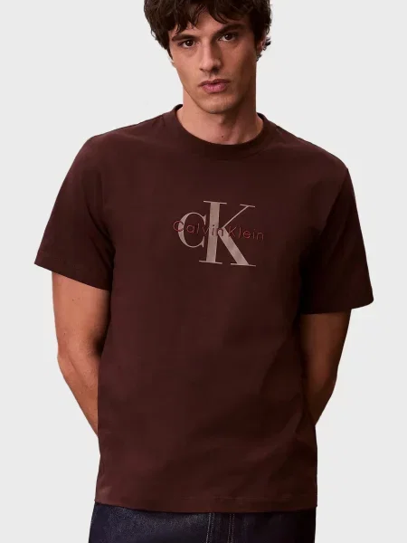Футболка Calvin Klein Jeans коричнева