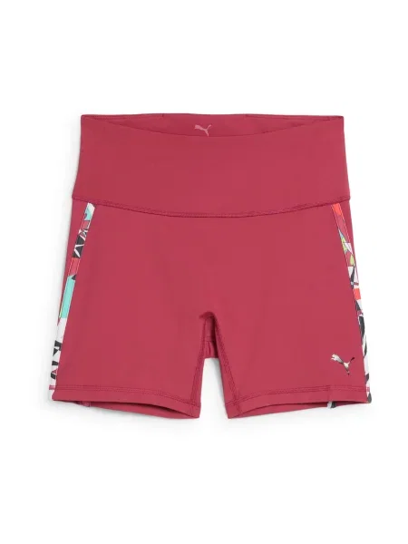 PUMA Pantaloni sport TROPICAL turcoaz / mov zmeură / negru alb