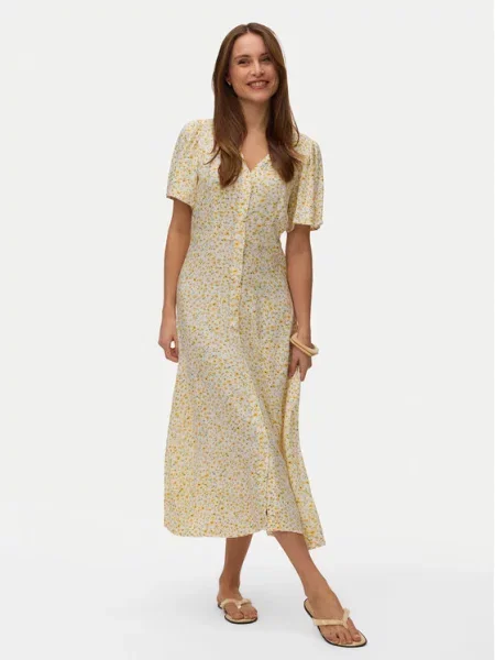 Vero Moda Rochie de zi Galben alba