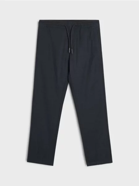 Sinsay Spodnie chino jogger niebieski