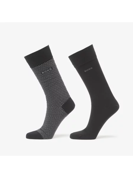 Șosete Hugo Boss Rs Minipattern Cc Black negru