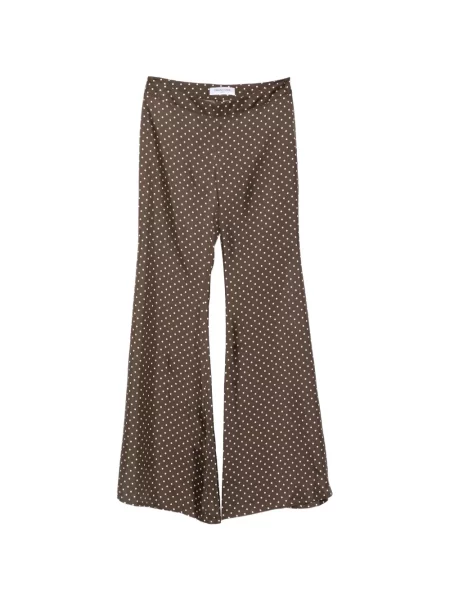 Pantaloni Françoise evazate maro