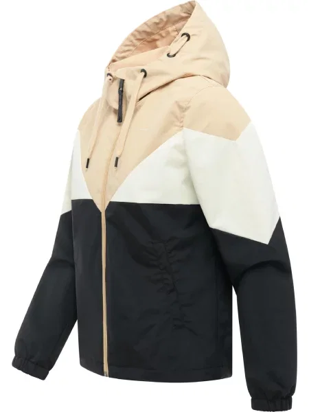 Ragwear Geacă funcțională Rochele bej / negru alb