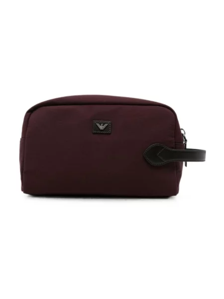 Torba Emporio Armani z logo brązowa
