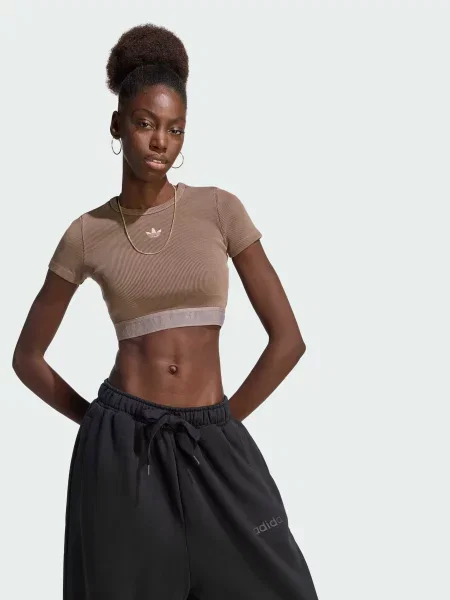 Топ adidas коричневий