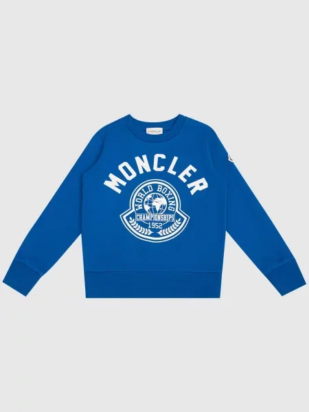 Детский свитшот Moncler Enfant синий