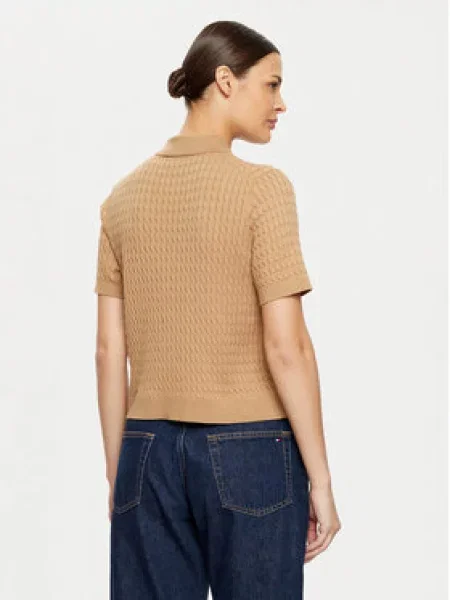 Polokošile Tommy Hilfiger béžové