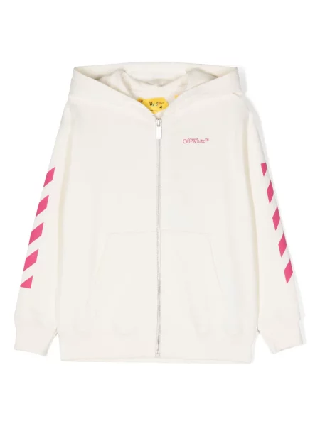 Bluza z kapturem dziecięca Off-white biała