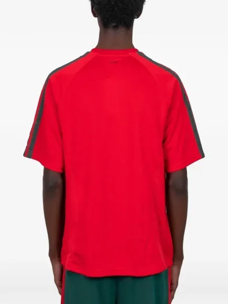 Tricou Adidas cu dungi din dantelă alb