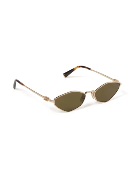 Слънчеви очила Miu Miu Eyewear златисто