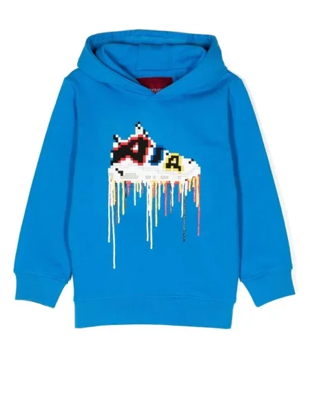 Bluza z kapturem dziecięca Mostly Heard Rarely Seen 8-bit niebieska