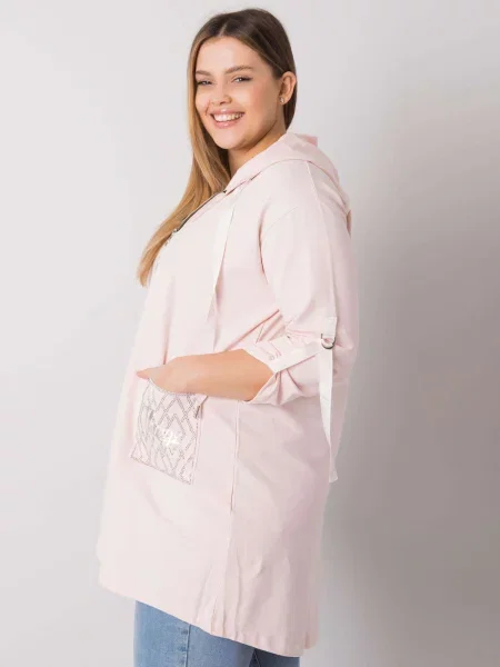 Mikina Fashionhunters ružová