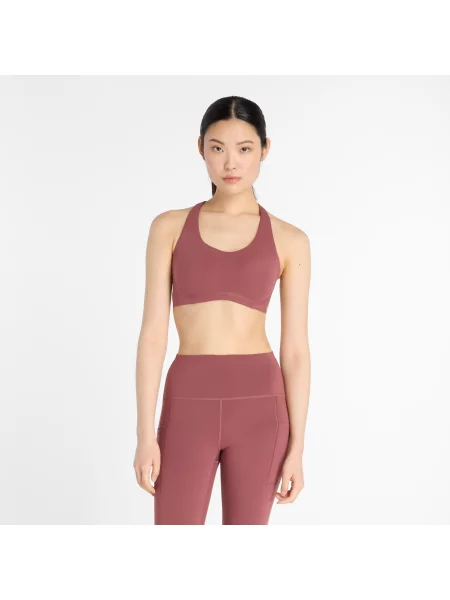 Biustonosz do biegania New Balance – różowy