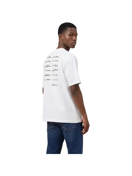 Tričko Calvin Klein Jeans April Graphic Se Tee White XL bílé