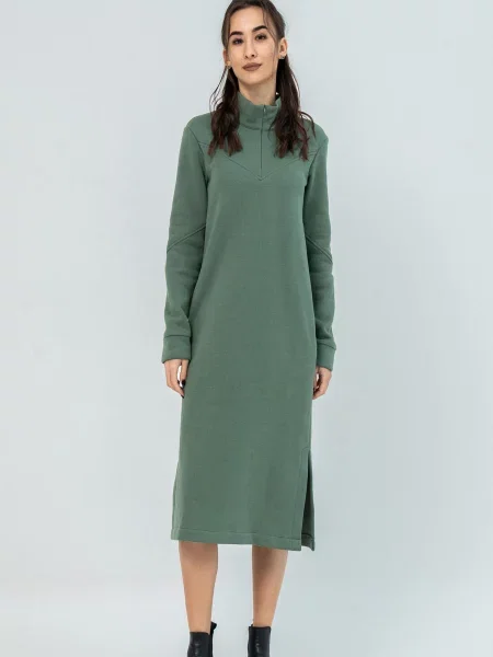 Сукня міді RiMari оливковий фліс