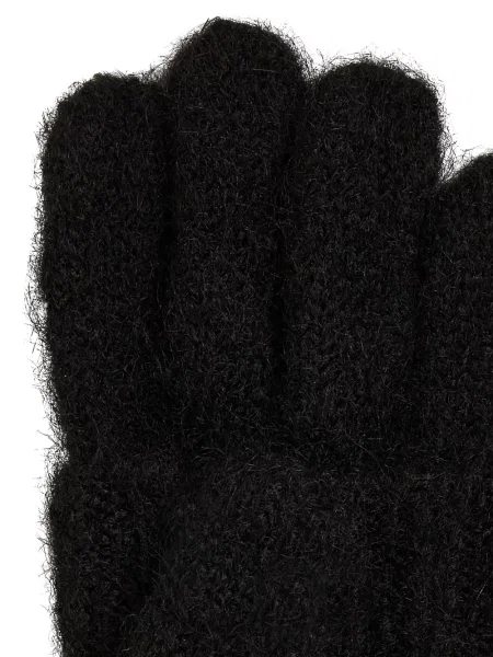Mănuși Karl Lagerfeld tricotate negru