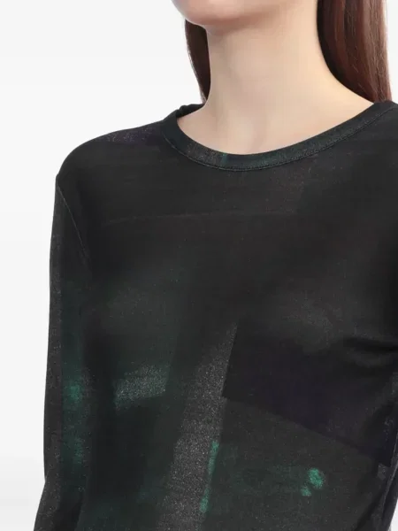 Tricou Y's cu imagine lung verde