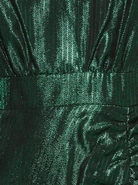 Rochie mini Maje cu model herringbone verde