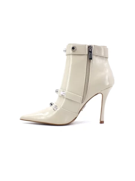 Botki Steve Madden skórzane białe