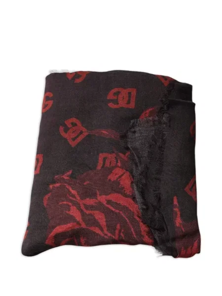 Fular Dolce & Gabbana cu imagine negru