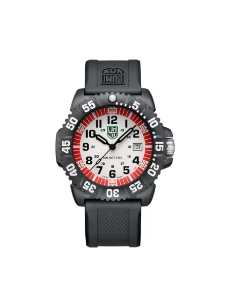 Lniany zegarek Luminox czarny