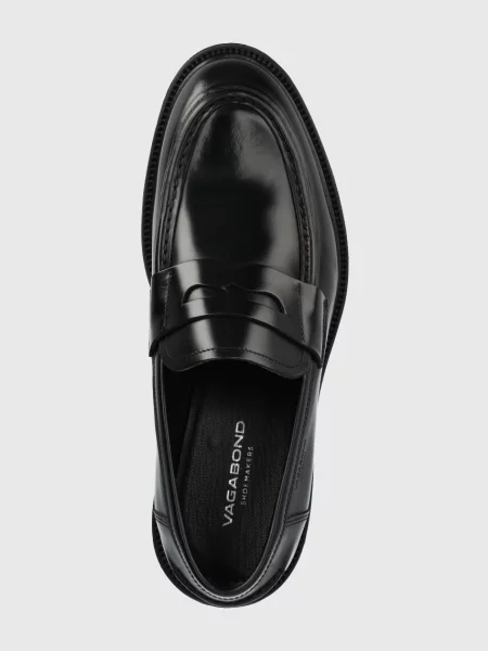Vagabond Shoemakers bőr mokaszin Alex M fekete