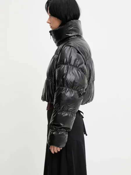 Μπουφάν adidas Originals Essentials μαύρο