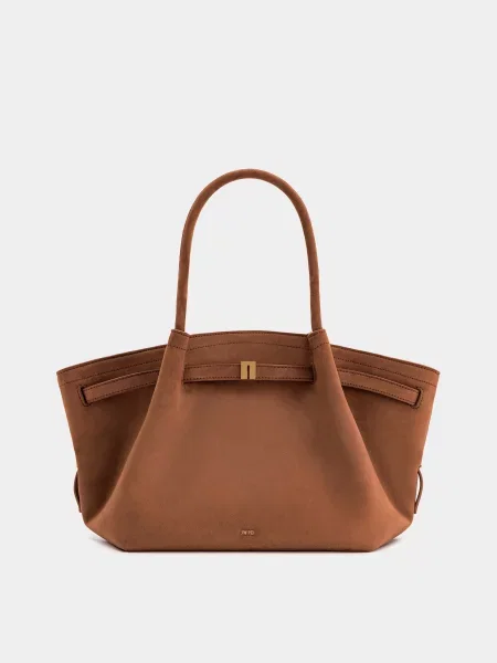 Кожаная сумка Jw Pei коричневая