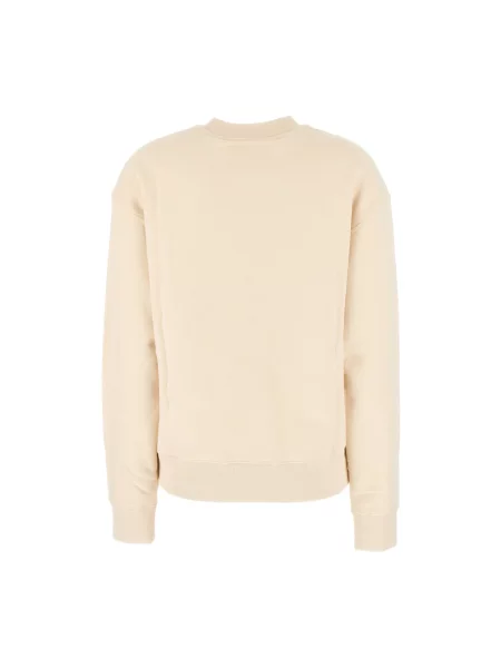Bluza Jil Sander z logo beżowa
