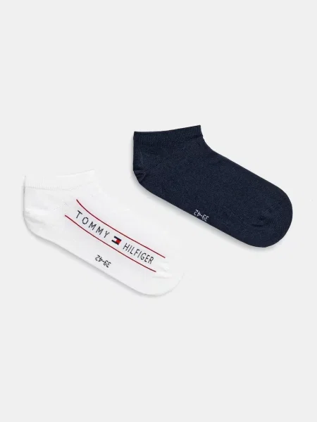 Чорапи Tommy Hilfiger 2 чифта бяло