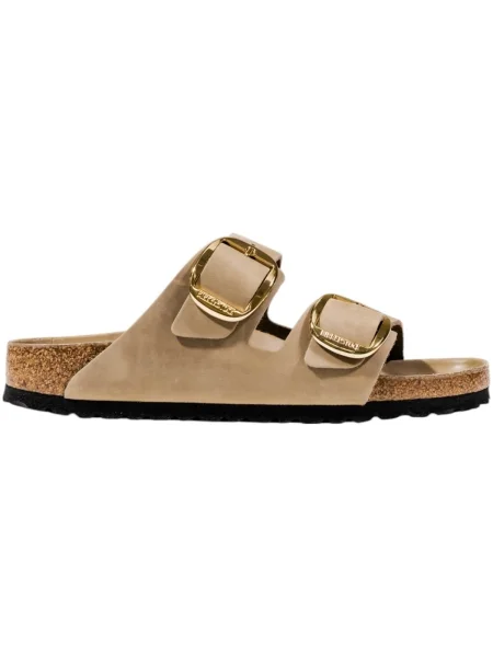 Csatos bőr félcipő Birkenstock barna