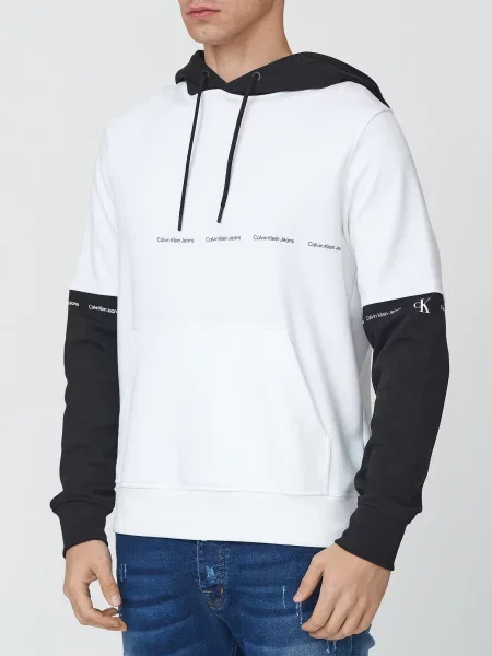 Толстовка Calvin Klein Jeans біла